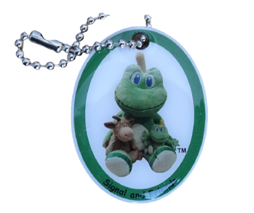 Signal and Friends Travel Tag - weiß